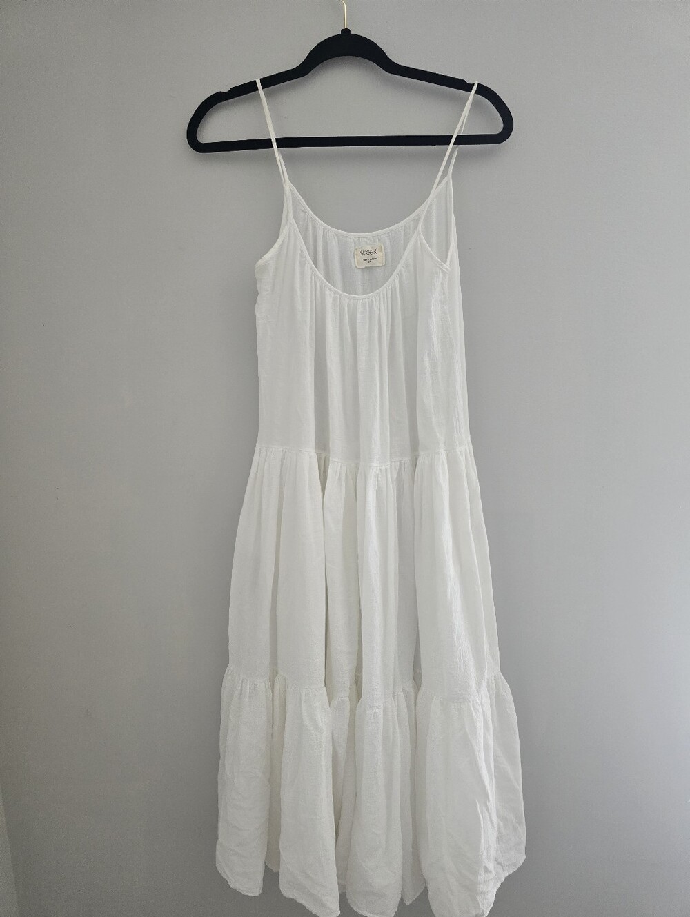 9SEED Maxi Dress Womens Tiered Dress Guaze Swim Cover Up Resort Vaca Small